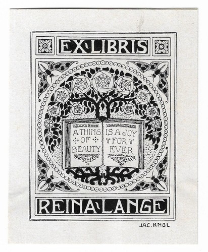 Jacques knol exlibris - jacques, für