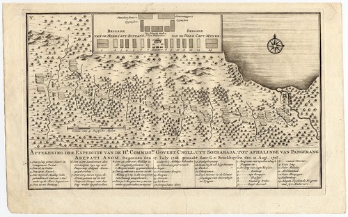 Antica mappa della spedizione