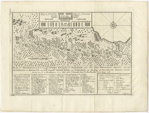 Antica mappa della spedizione